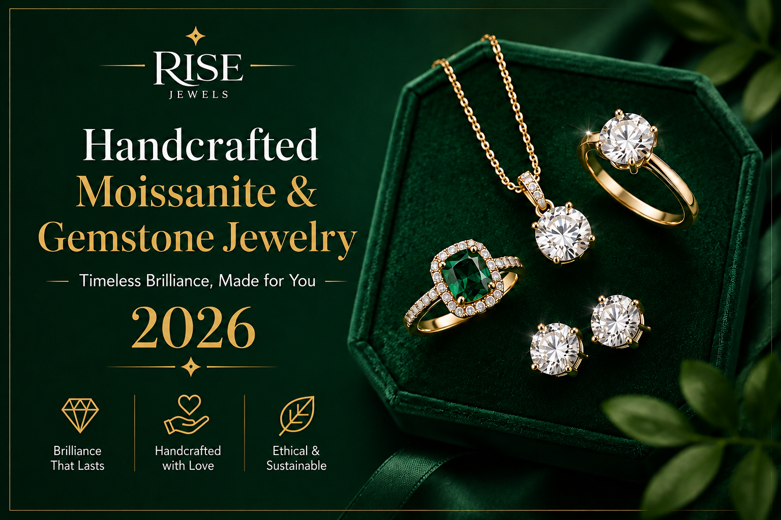 Why Handcrafted Moissanite & Gemstone Jewelry is the Ultimate Choice in 2026