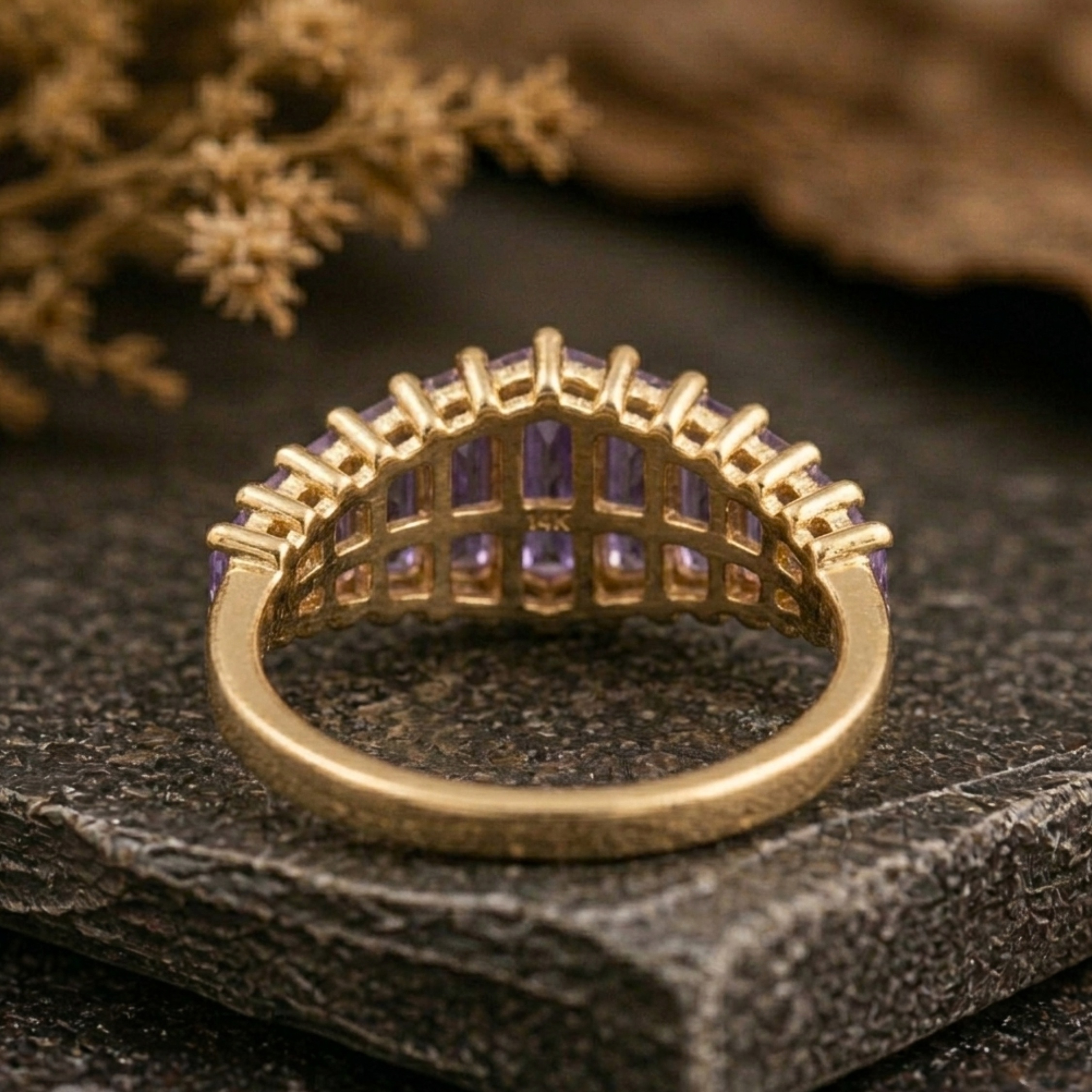 Baguette Pink Sapphire Curved Wedding Band, Dainty Stacking Minimalist Pink Gemstone Band, Art Deco Chevron Ring, September Birthstone Gift