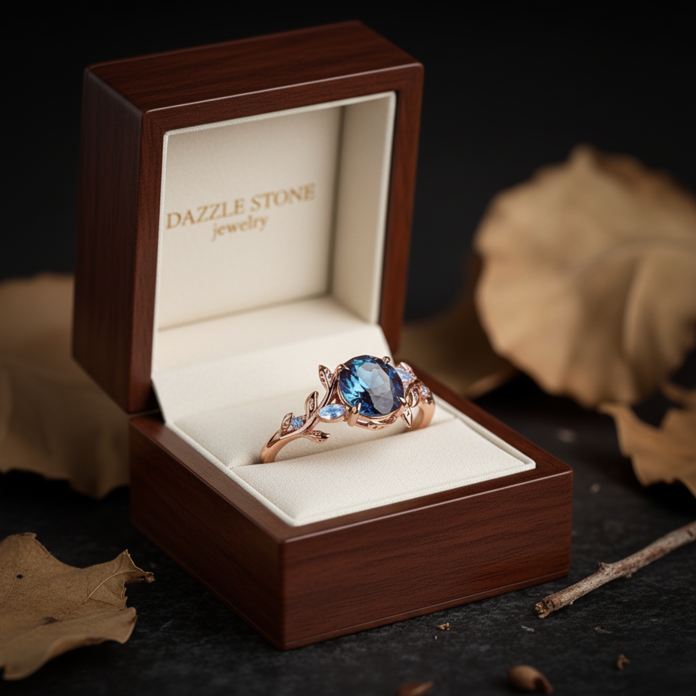 Vintage Round Alexandrite Engagement Ring, Moonstone Nature Inspired Wedding Ring, 14K Gold Delicate  Promise Ring, Anniversary Gift For Her
