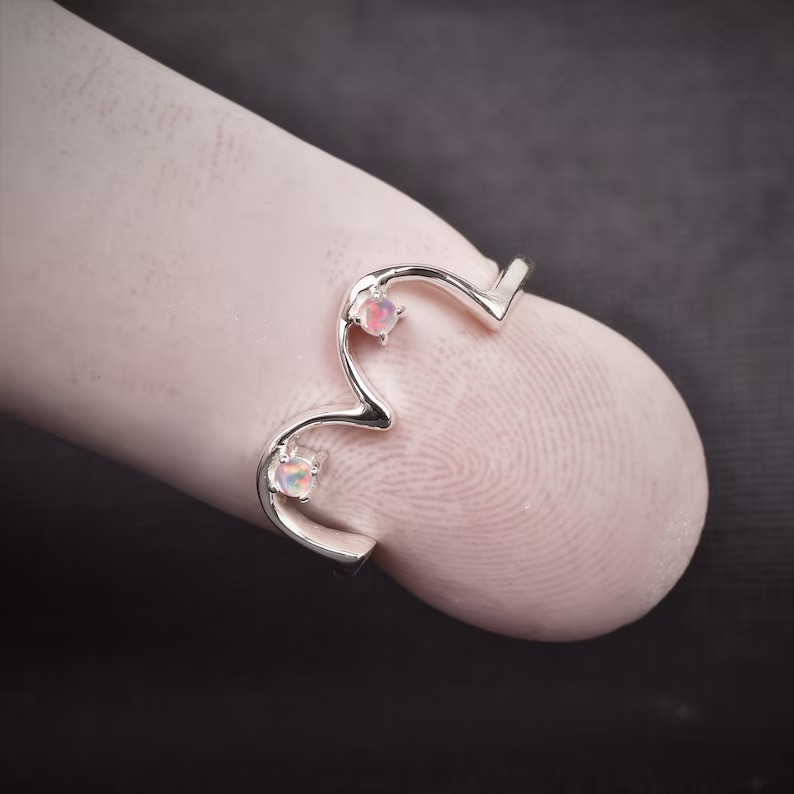 Boobie Ring, Breast jewelry, Handmade sterling silver Ring, Positive Body Jewelry, Breast Friend Ring, Celebrating Breastfeeding, Mama Ring