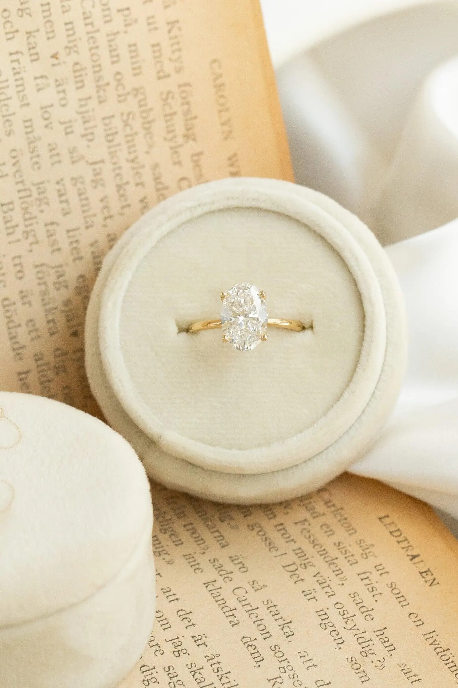 2ct Oval Cut Moissanite Engagement Ring, Oval Solitaire Moissanite Ring, 14k Solid Gold Ring, Anniversary Gift Ring, Bridal Ring, Daily Ring