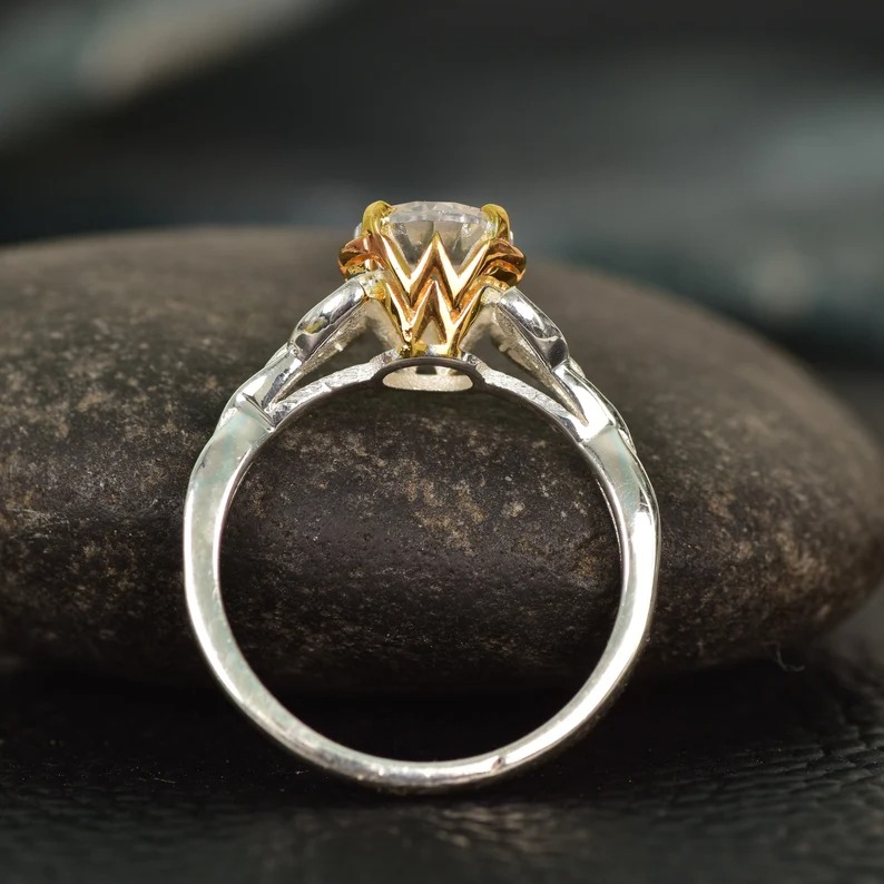 Wonder Women Ring, Engagement Ring, Comic Book Fan Gift , 14k Superhero Jewelry, Geeky Cosplay Ring, Zeus God Killer Ring , Minimalist Ring