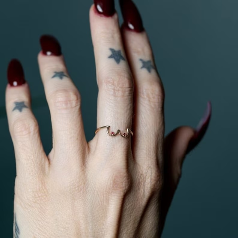 Boobie Ring, Breast jewelry, Handmade sterling silver Ring, Positive Body Jewelry, Breast Friend Ring, Celebrating Breastfeeding, Mama Ring