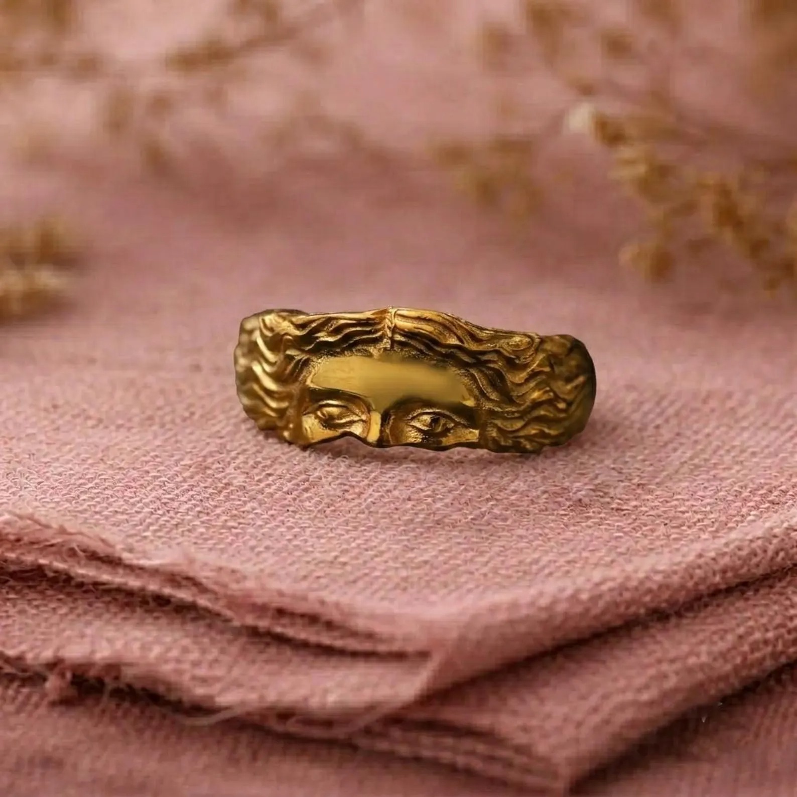 Venus De Milo Eyes Ring, Aphrodite Eyes Ring, Goddess Venus Ring, Unisex Greek Mythology Ring, Goddess of Love Jewelry, Best Gift for Lover