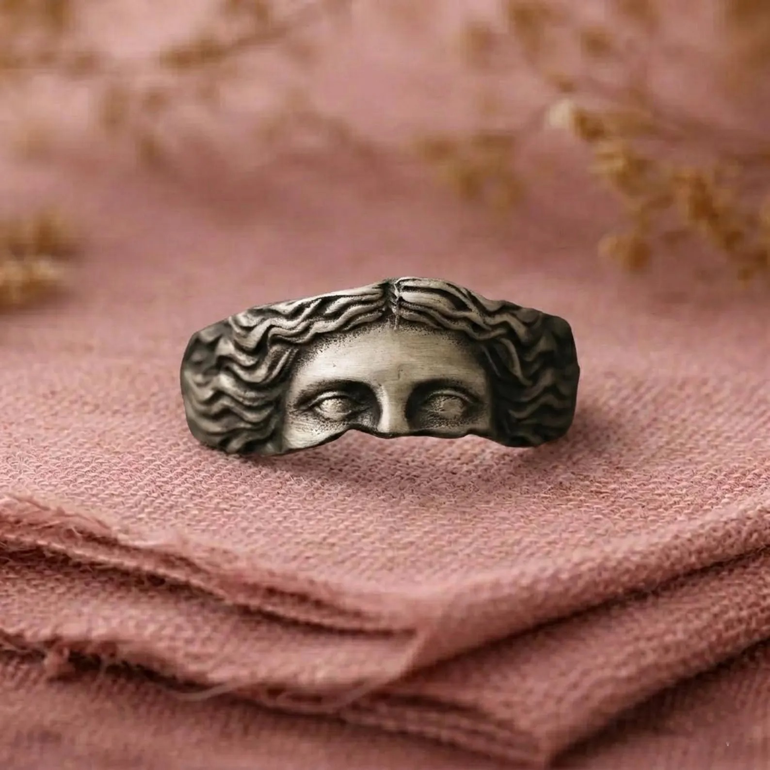Venus De Milo Eyes Ring, Aphrodite Eyes Ring, Goddess Venus Ring, Unisex Greek Mythology Ring, Goddess of Love Jewelry, Best Gift for Lover