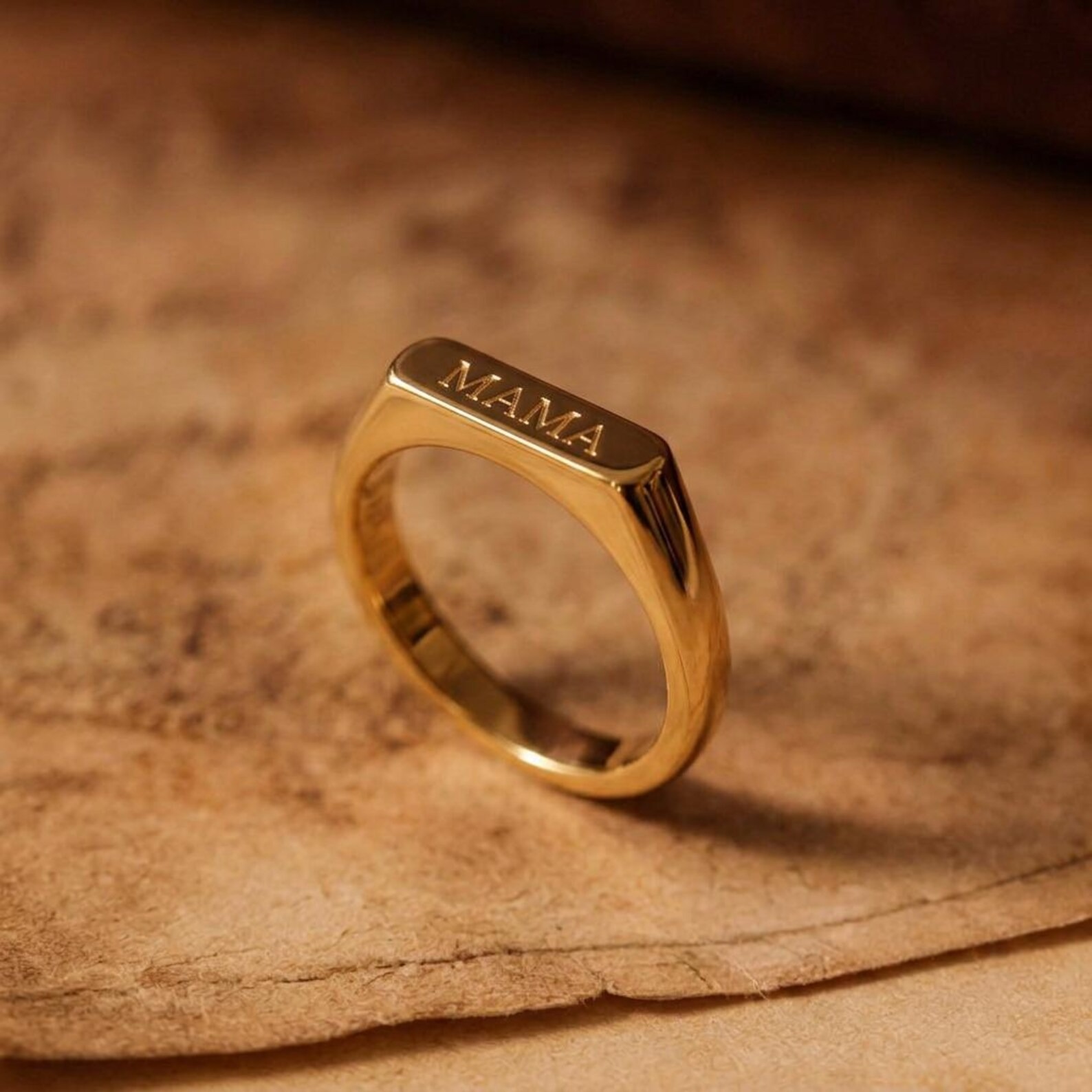Personalized Initial Ring | Custom Letter Ring | Name Ring | 14K Gold Skinny Ring | 925 Stamped | Gift for her
