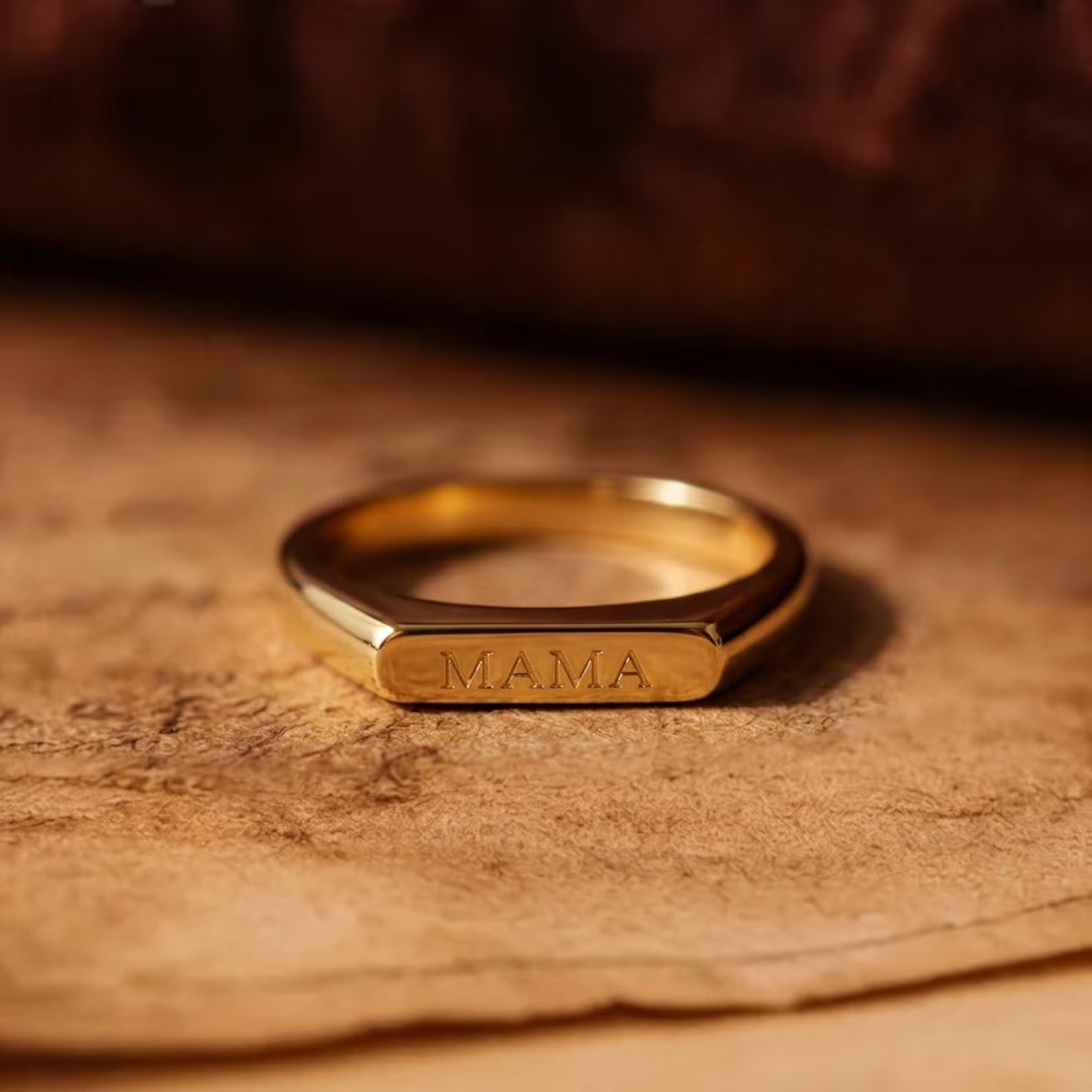 Personalized Initial Ring | Custom Letter Ring | Name Ring | 14K Gold Skinny Ring | 925 Stamped | Gift for her