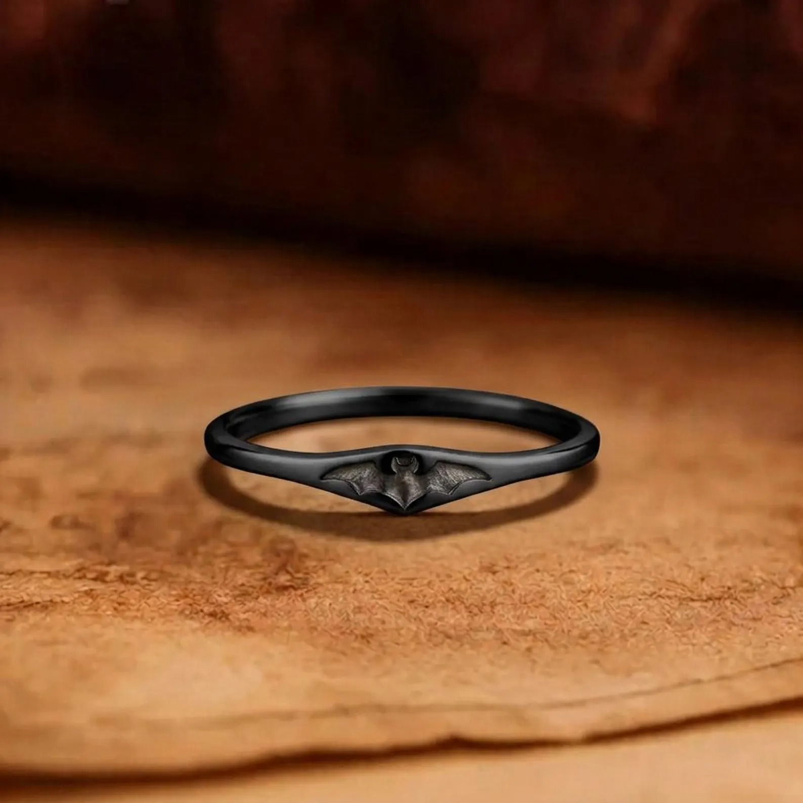 Handmade Sterling Silver Bat Ring: Gothic Biker Jewelry, Personalized Kids Gift • Spooky Jewelry For Women, Batman Ring