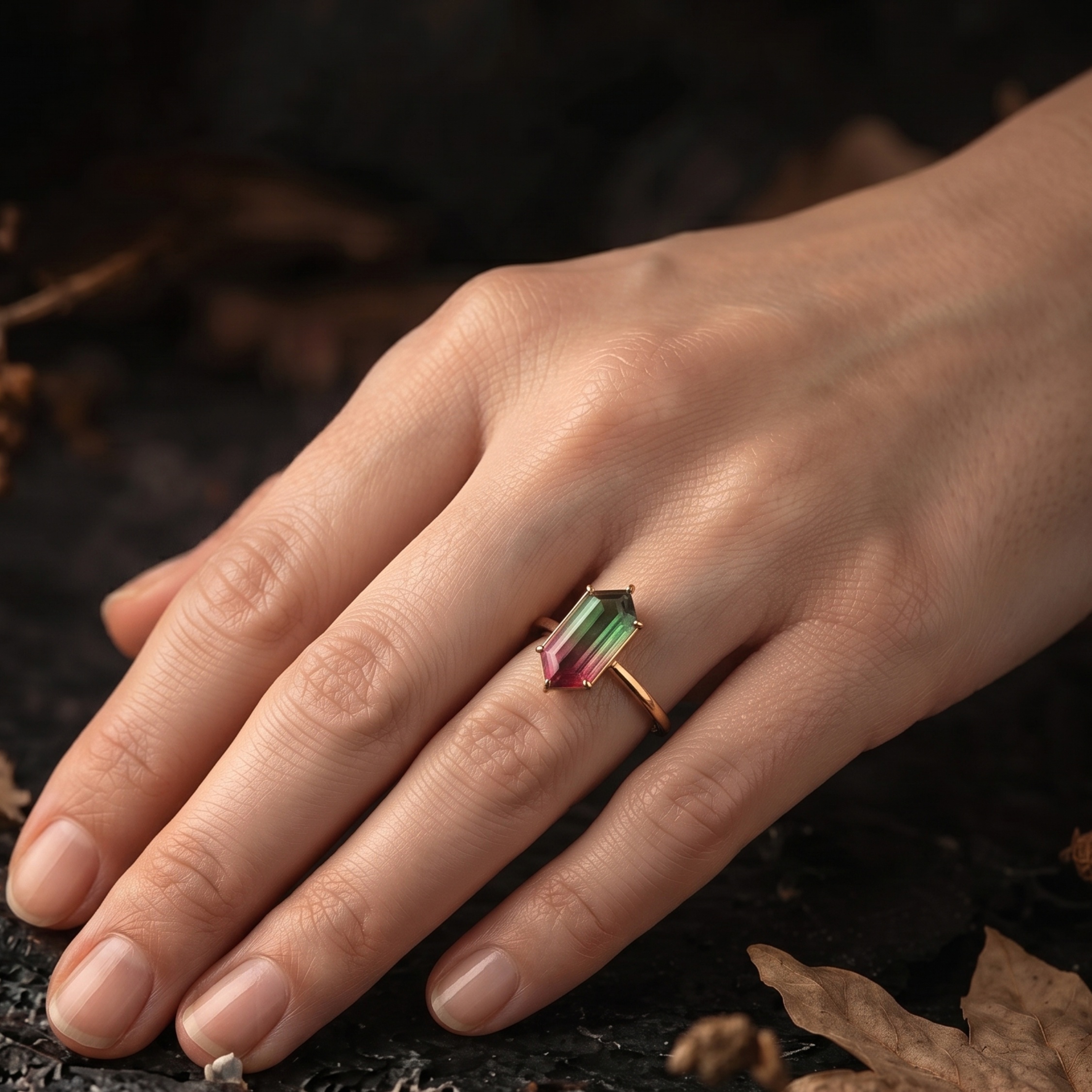 Unique Swan Inspired Statement Garnet Citrine Engagement Ring, Elegant Nature Inspired Wedding Ring, Garnet Citrine Birthday Gift For Women