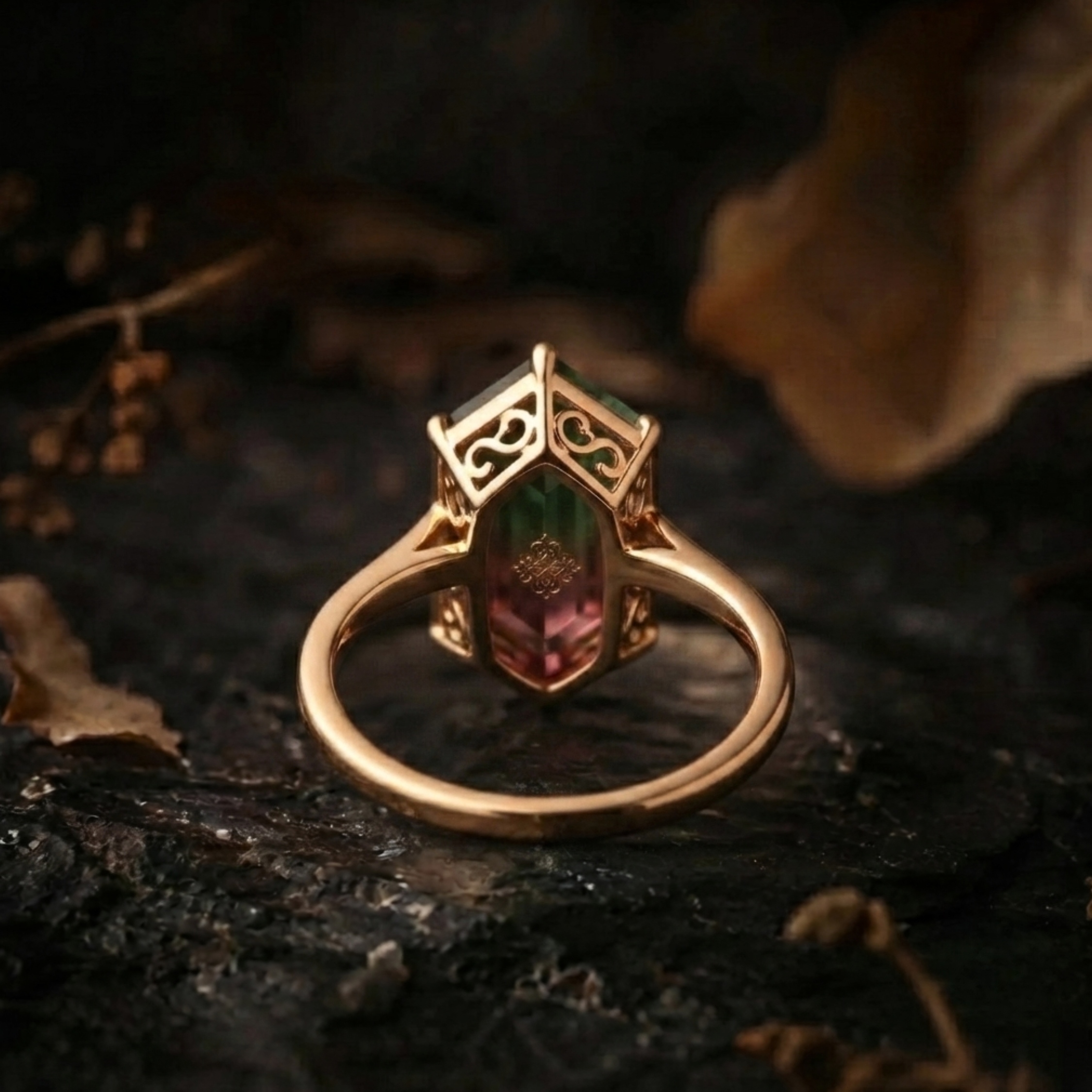 Unique Swan Inspired Statement Garnet Citrine Engagement Ring, Elegant Nature Inspired Wedding Ring, Garnet Citrine Birthday Gift For Women