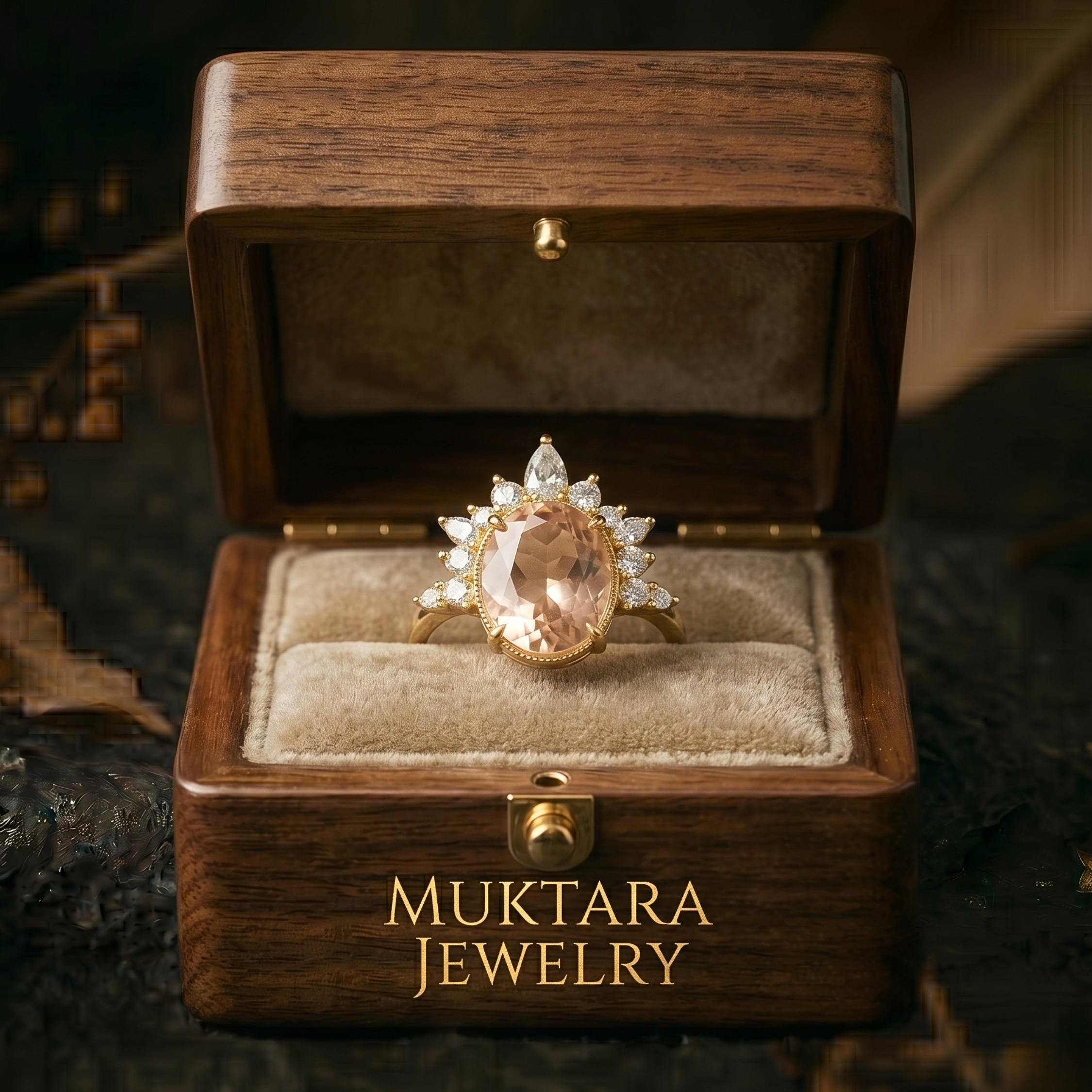 Oval Cut Rose Quartz Engagement Ring, 14K Gold Bezel Set Rose Quartz Moissanite Solitaire Ring, Bridal Minimalist Statement Jewelry Gift