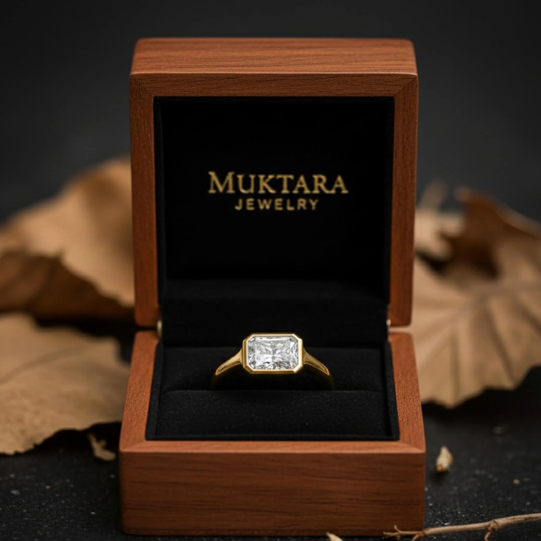 18K Solid Gold Elongated Cushion Cut Moissanite Engagement Ring, Men's Solitaire Wide Band Ring Bridal Promise Ring Anniversary Gift for Her