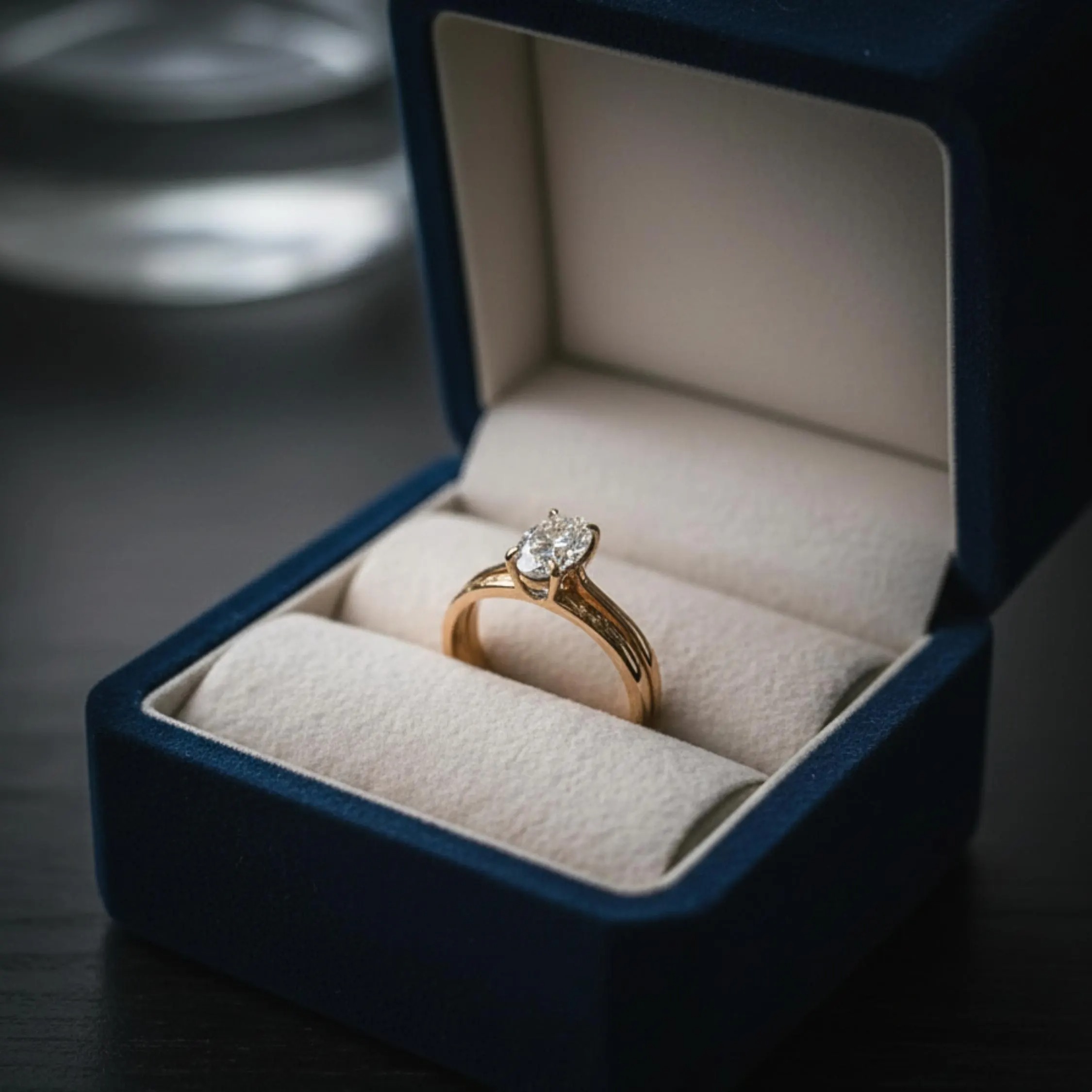 2.50 CT Oval Cut Moissanite Wedding Ring Set, 14k Solid Gold Bridal Engagement Ring Set, Art Deco Matching Band, Birthday Gift, Gift For Her